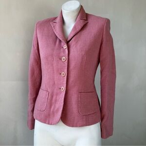 Ann Taylor | Vintage Wool Linen Blend Button Down Blazer Jacket